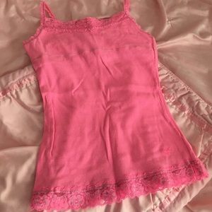 Pink cami
